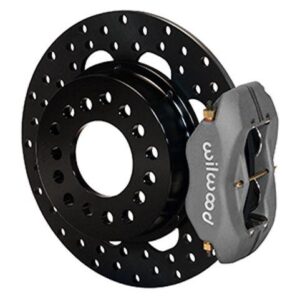 Wilwood WBK140-0260-BD - Dana 60 2.36 Offset Rear Drilled Kit-Blk