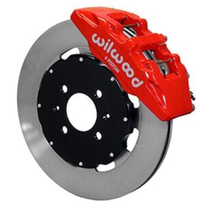 Wilwood WBK140-10736-R - 1990-99 Honda Civic Front Kit-Red