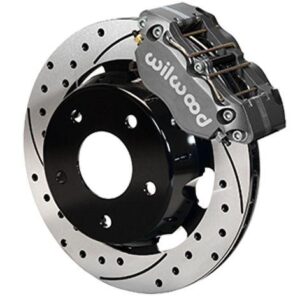 Wilwood WBK140-10787-D - 98-02 Camaro Front Kit Drilled-Blk