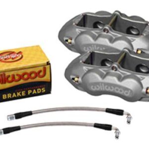 Wilwood WBK140-10790 - 65-82 Corvette Rear Calipers & Promatrix Pads-Plain Anodized
