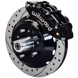 Wilwood WBK140-10816-D - Mopar B&E Body Front Drilled Kit-Blk