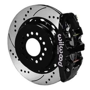 Wilwood WBK140-10951-D - Dana 60 2.36 Offset Rear Drilled Kit-Blk