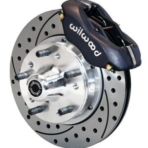 Wilwood WBK140-11008-D - 79-81 Camaro Front Kit Drilled-Blk