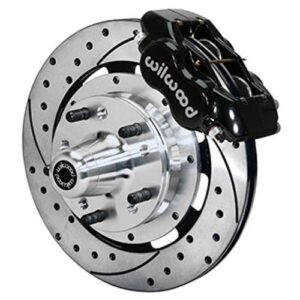 Wilwood WBK140-11275-D - 82-92 Camaro Front Kit Drilled-Blk