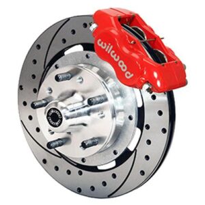 Wilwood WBK140-11275-DR - 82-92 Camaro Front Kit Drilled-Red