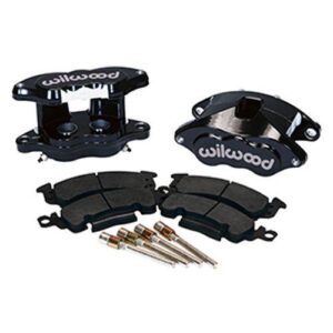 Wilwood WBK140-11293-BK - Lrg Gm Rear Calipers & Bp-10 Pads-Blk Pwdr