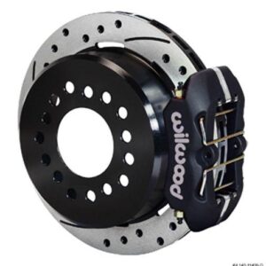 Wilwood WBK140-11405-D - 1956 Vette 55-57 Chevy 2.34" Offset Rear Kit Drilled-Blk