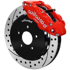 Wilwood WBK140-11584-DR - 2009-13 Nissan 370Z Front Kit-Red