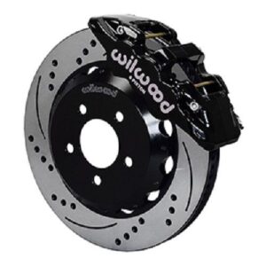 Wilwood WBK140-11974-D - 1999-2006 Bmw E46 Front Drilled Kit-Blk
