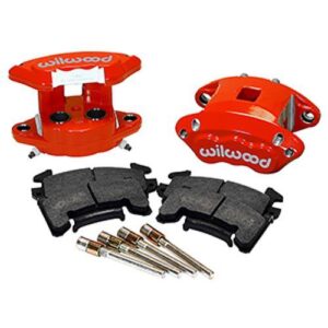 Wilwood WBK140-12101-R - Metric Rear Calipers & Bp-10 Pads-Red