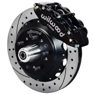 Wilwood WBK140-12298-D - 79-88 Gm G-Body Front Drilled Kit-Blk