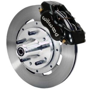 Wilwood WBK140-12306 - 55-57 Chevy Front Kit For Heidts Or Ridetech Spindle-Blk