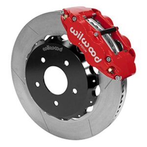 Wilwood WBK140-12440-R - 2007-16 Jeep Wrangler Front Kit-Red