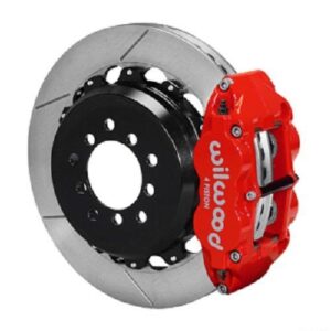 Wilwood WBK140-12877-R - 2008-2012 Subaru Wrx Rear Kit-Red