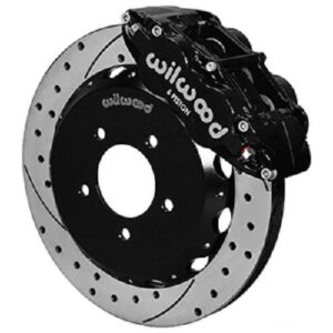 Wilwood WBK140-12907-D - 2006-15 Mazda Miata Front Drilled Kit-Blk