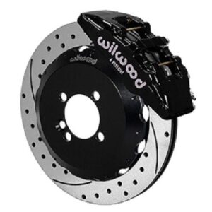Wilwood WBK140-13062-D - 2002-Up Mini Cooper Front Drilled Kit-Blk