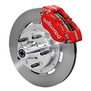 Wilwood WBK140-13344-R - 65-70 Mustang Front Kit-Red