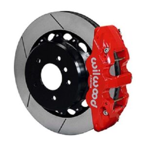 Wilwood WBK140-13583-R - 2007-2011 Bmw E90 Rear Kit-Red