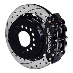 Wilwood WBK140-13678-D - 10-12 Bolt Gm Rear Drilled Kit-Blk