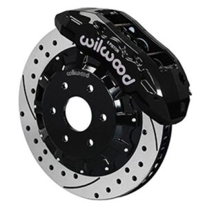 Wilwood WBK140-13876-D - GM Truck 1999-2018 16.00" Drilled Rotors Front Kit-Blk