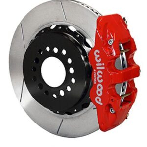 Wilwood WBK140-14068-R - 2012-15 Dodge Challanger Rear Kit-Red