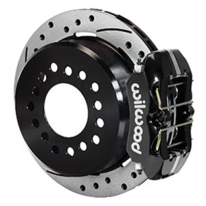 Wilwood WBK140-14400-D - GM 12-Bolt Rear Drilled Kit-Blk