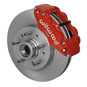 Wilwood WBK140-14474-R - 64-66 Only Chevy C10 Front Kit For Stock Spindle-Red