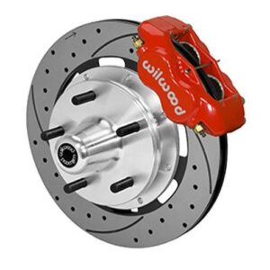 Wilwood WBK140-14530-DR - 74-78 Mustang Front Drilled Kit-Red