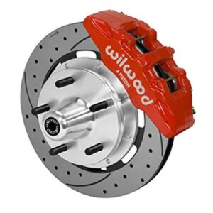 Wilwood WBK140-14531-DR - 74-78 Mustang Front Drilled Kit-Red