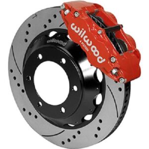 Wilwood WBK140-14578-DR - 2005-2015 Toyota Tacoma Front Drilled Kit-Red