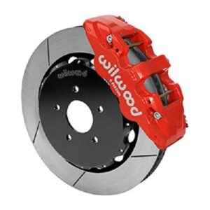 Wilwood WBK140-14815-R - 2003-09 Nissan 350Z Front Kit-Red