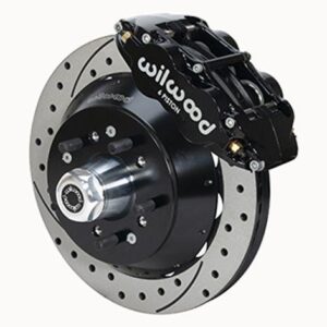 Wilwood WBK140-14837-D - 1966-67 Ford F100 Front Drilled Kit-Blk