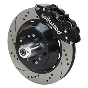 Wilwood WBK140-14838-D - 1966-67 Ford F100 Front Drilled Kit-Blk