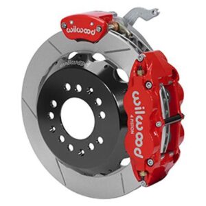 Wilwood WBK140-14883-R - 88-96 Corvette Rear Kit With Parking Brake-Red