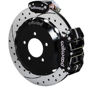 Wilwood WBK140-15034-D - 2006-15 Mazda Miata Rear Drilled Kit-Blk