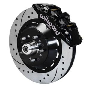 Wilwood WBK140-15053-D - 67-69 Camaro 64-72 Nova & Chevelle Front Kit Drilled-Blk