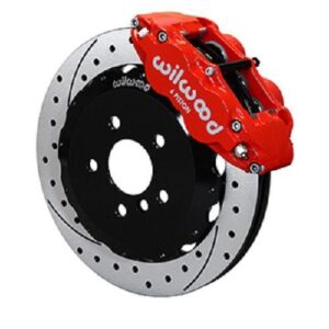 Wilwood WBK140-15214-DR - 2014-15 Mini Cooper Front Drilled Kit-Red