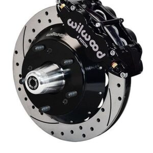 Wilwood WBK140-15279-D - 82-92 Camaro Front Kit Drilled-Blk