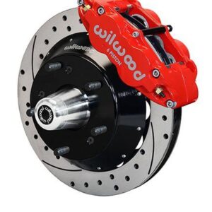 Wilwood WBK140-15279-DR - 82-92 Camaro Front Kit Drilled-Red