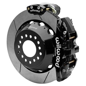 Wilwood WBK140-15846 - 9" Ford 2.50" Offset Electronic Parking Brake 14.00" Rotors Rear Kit-Blk