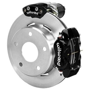 Wilwood WBK140-16126 - 9" Ford 2.36 Offset Electronic Parking Brake Rear Kit-Blk