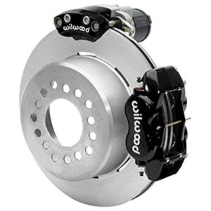 Wilwood WBK140-16130 - 9" Ford 2.36 Offset Electronic Parking Brake Rear Kit-Blk