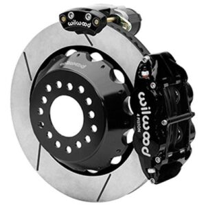 Wilwood WBK140-16132 - 9" Ford 2.36" Offset Electronic Parking Brake 14.00" Rotors Rear Kit-Blk