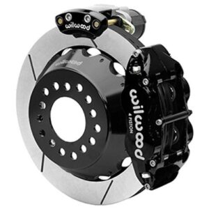 Wilwood WBK140-16143 - 9" Ford 2.36" Offset Electronic Parking Brake 12.88" Rotors Rear Kit-Blk