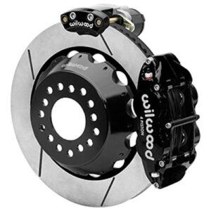 Wilwood WBK140-16144 - 9" Ford 2.36" Offset Electronic Parking Brake 14.00" Rotors Rear Kit-Blk