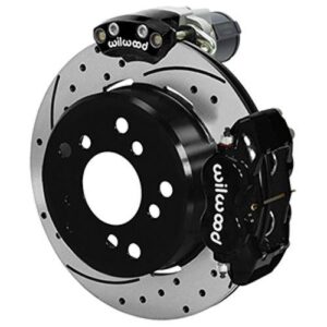 Wilwood WBK140-16146-D - 9" Ford 2.36 Offset Electronic Parking Brake 12.19" Drilled Rotors Rear Kit