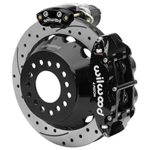 Wilwood WBK140-16151-D - 9" Ford 2.50" Offset Electronic Parking Brake 12.88" Drilled Rotors Rear Ki