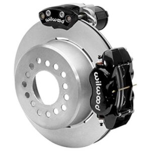 Wilwood WBK140-16154 - 9" Ford 2.66 Offset Electronic Parking Brake Rear Kit-Blk