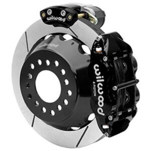 Wilwood WBK140-16155 - 9" Ford 2.66" Offset Electronic Parking Brake 12.88" Rotors Rear Kit-Blk
