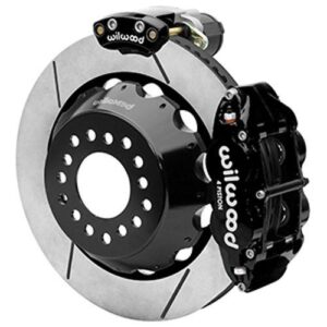 Wilwood WBK140-16156 - 9" Ford 2.66" Offset Electronic Parking Brake 14.00" Rotors Rear Kit-Blk
